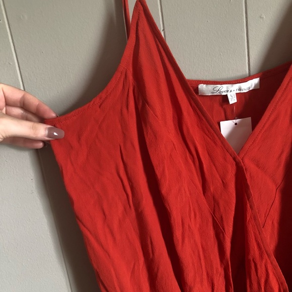 Lovers + Friends Vision Cami Bodysuit Rust Orange - Picture 3 of 7